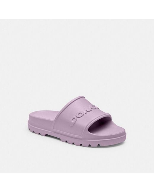 COACH Purple Jesse Slide