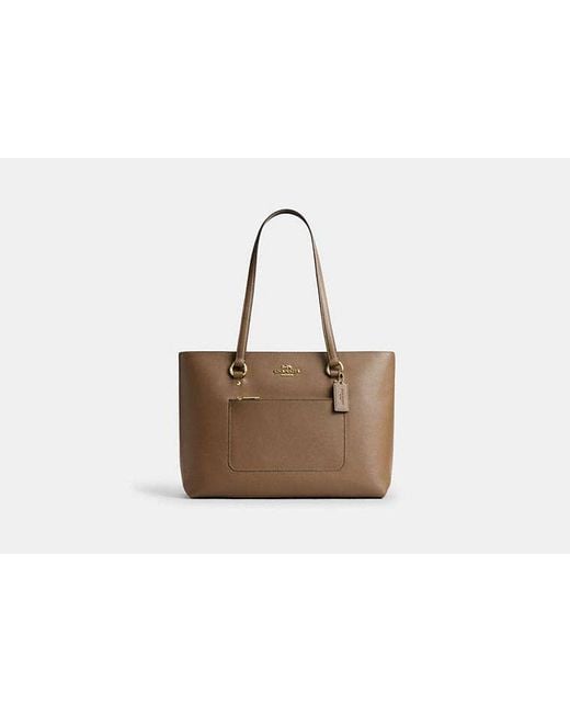 COACH Black Station Tote Bag