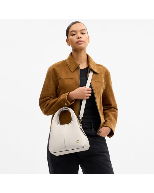 COACH Lana Shoulder Bag 23 in White | Lyst