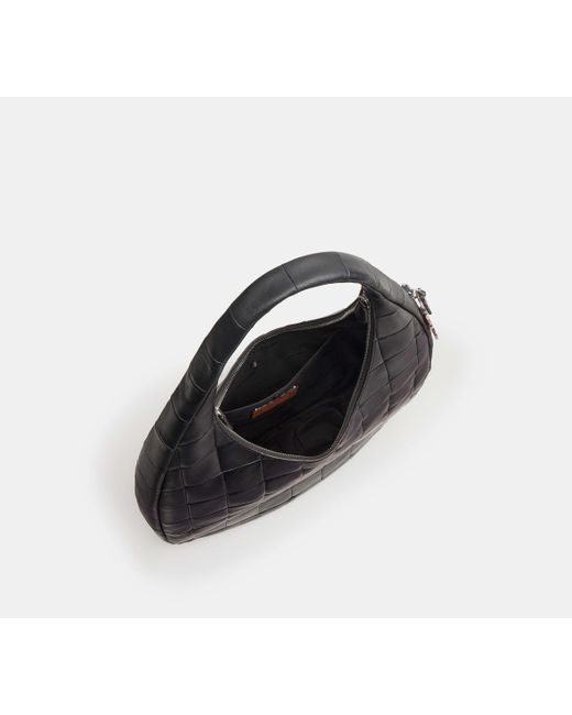 COACH Black Alter/Ego Large Crescent Shoulder Bag