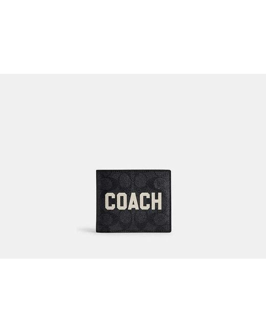 COACH 3-in-1-Portemonnaie in Black für Herren