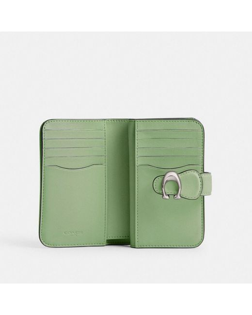 COACH Green Tabby Medium Wallet