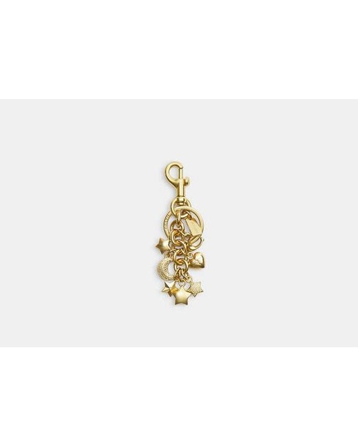 COACH Black Star Cluster Bag Charm
