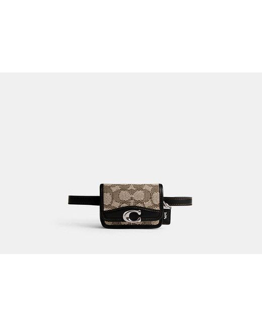 COACH Multicolor Bandit Card Case Belt Bag - Black | Cotton