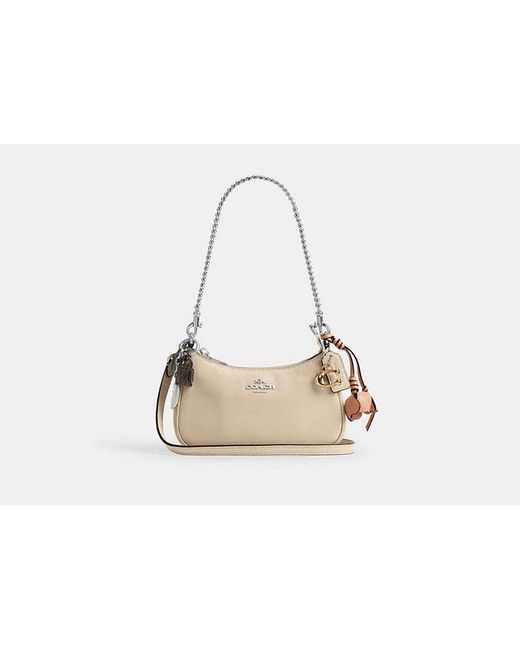 COACH Black Teri Mini Crossbody Bag With Charms