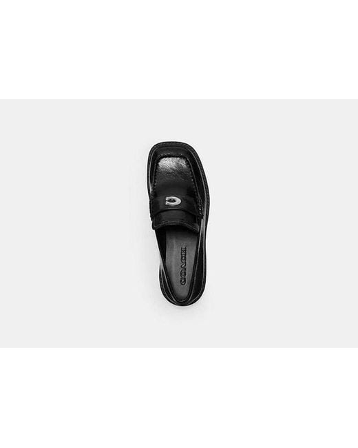 COACH Black Pennyloafer Für Frauen