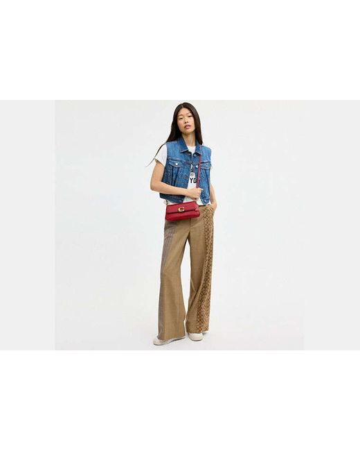 COACH Red Jet Shoulder Bag