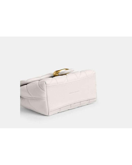 COACH Black Tabby Top Handle Bag With Quilting