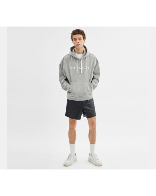 COACH Black Hoodie for men
