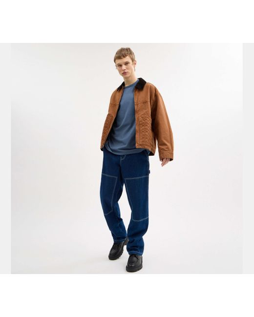 COACH Brown Work Jacket for men