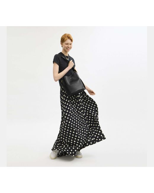 Borsa A Secchiello Bleecker di COACH in Black