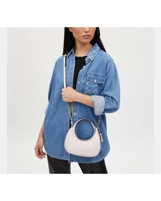 COACH Black Carmen Mini Crossbody Bag