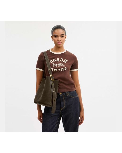 Coach Bleecker Bucket Bag In Black Lyst Uk