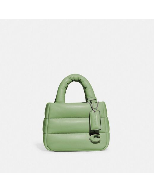 COACH Green Mini Pillow Tote Bag