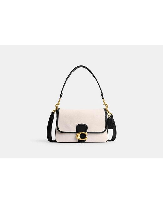 Borsa A Tracolla Tabby Morbida di COACH in Black