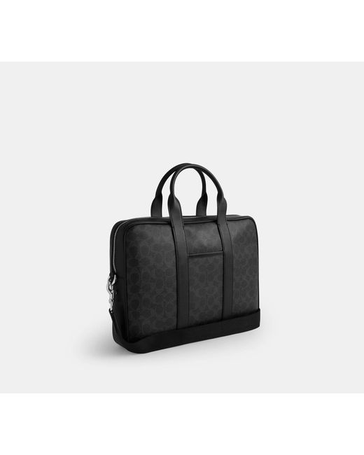 Valigetta Austin di COACH in Black da Uomo