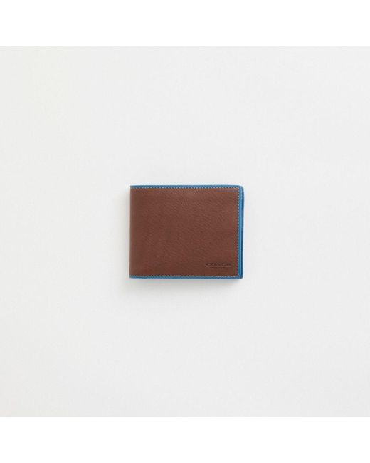 COACH Brown Restored 3 In 1 Wallet for men