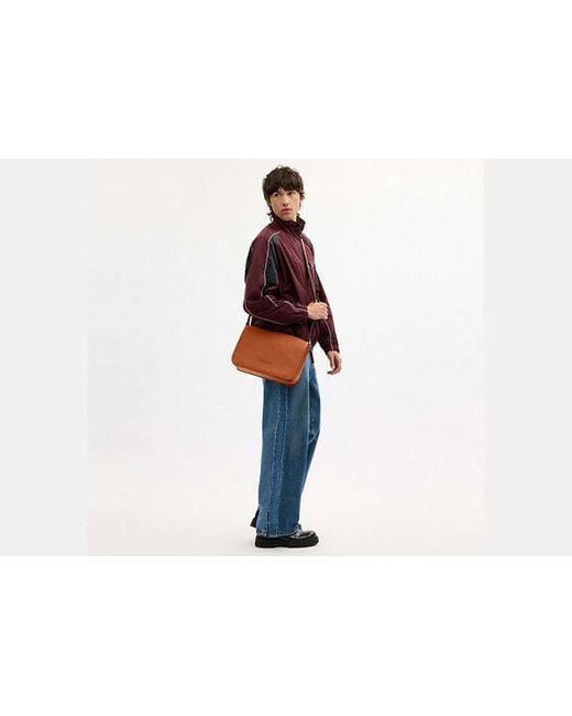 COACH Brown Colby Messenger Bag 32 for men