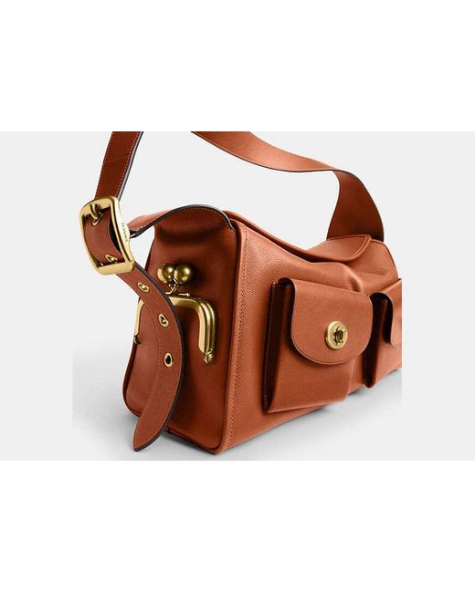 Sac Haversack À Fermeture Turnlock COACH en coloris Black