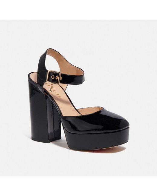 COACH Isabella Pump in Black Lyst
