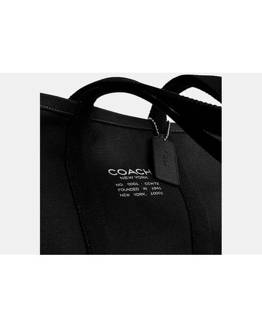 Utility Tote En COACH de hombre de color Black