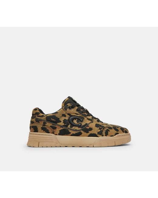 Scarpa Da Ginnastica Soho Con Stampa Leopardata di COACH in Black