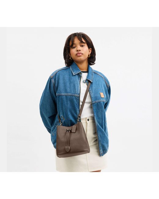 Borsa A Secchiello Rowan di COACH in Black