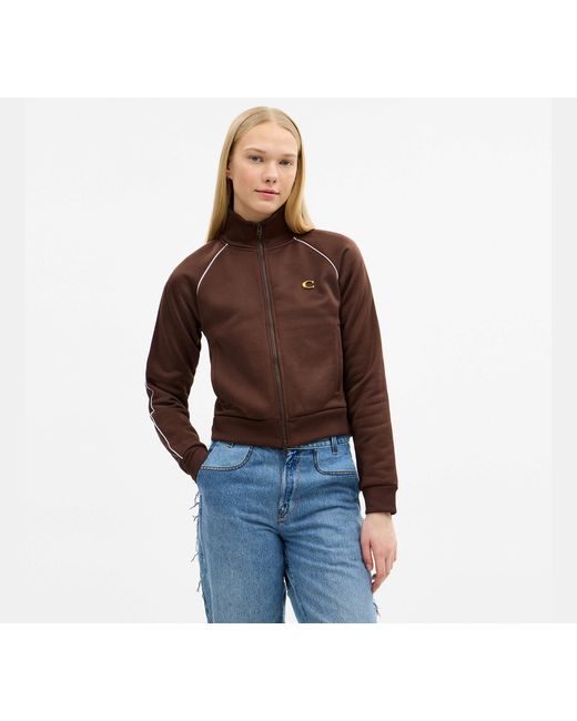 COACH Black Full Zip Track Jacket
