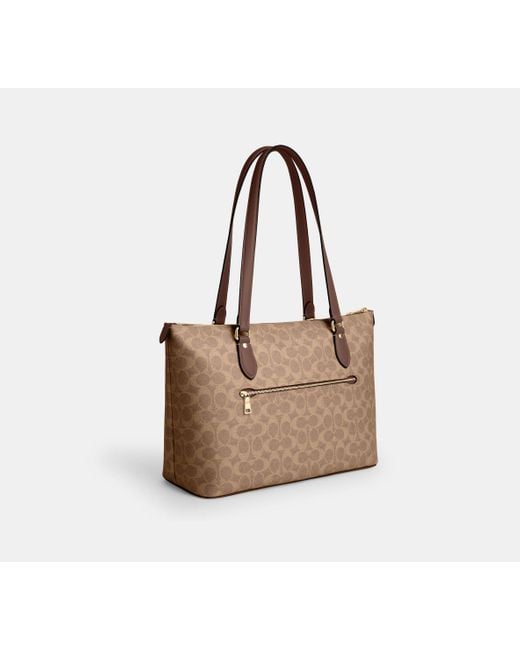 COACH Black Gallery Tote Bag