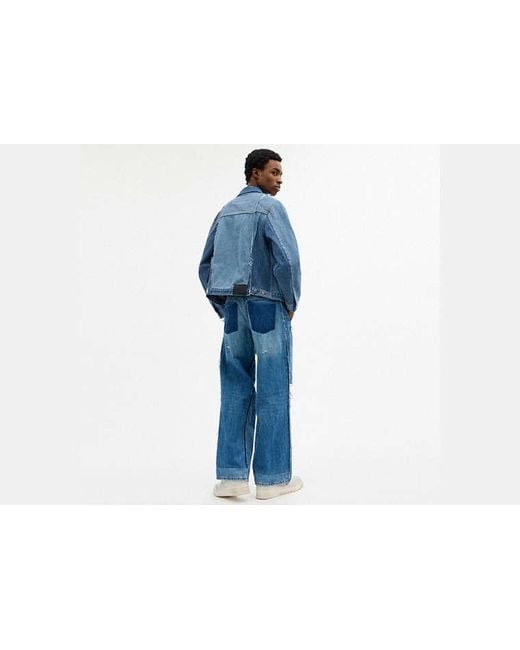 COACH Blue Repurposed Denim Jacket