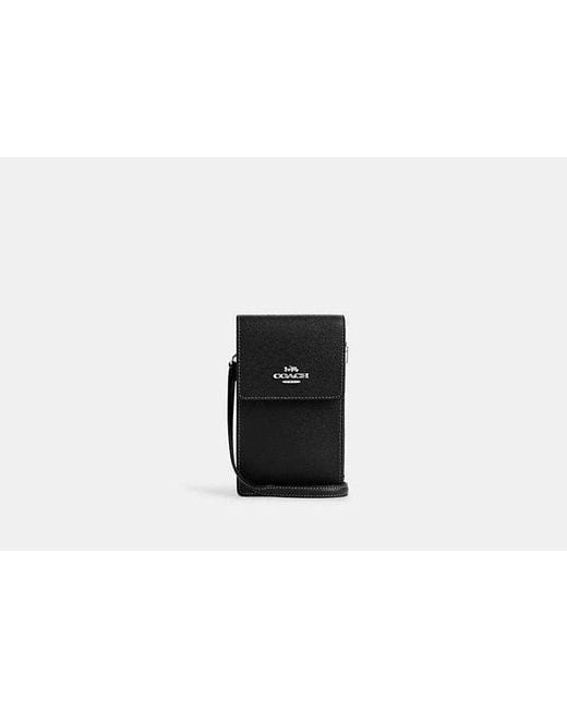 COACH Black Phone Crossbody Bag