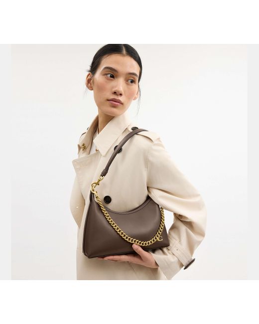 Borsa A Tracolla Juliet 25 di COACH in Black