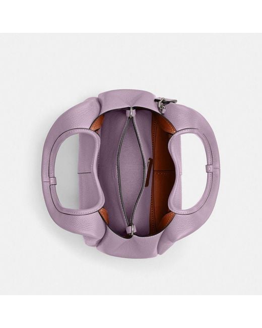 COACH Purple Lana Shoulder Bag 23