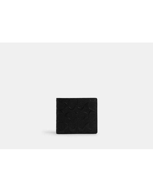 COACH Black Coin Wallet for men