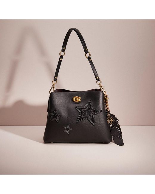 COACH Upcrafted Willow Shoulder Bag in Black Lyst