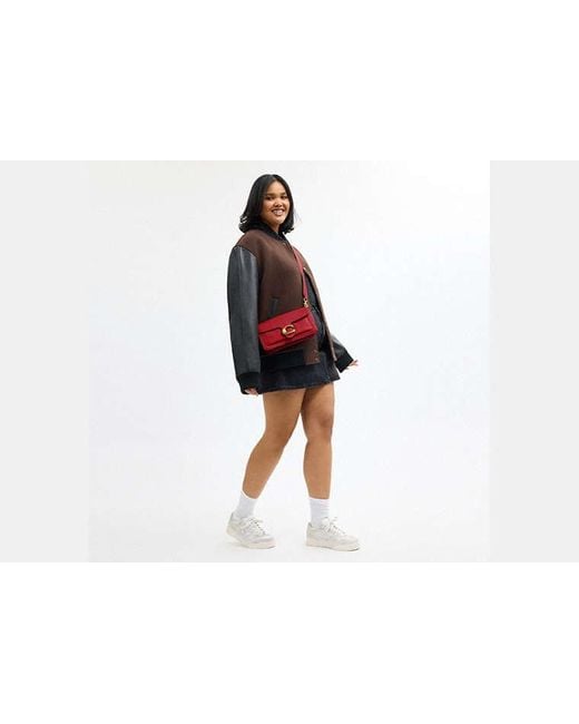 COACH Red Tabby Shoulder Bag 26