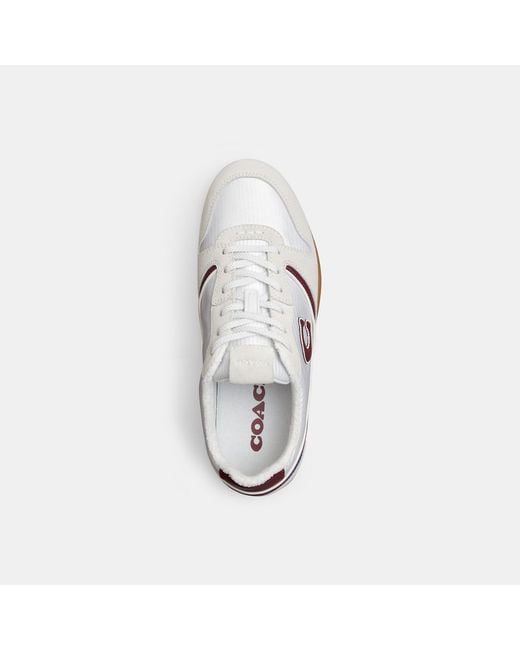 COACH White Track Sneaker