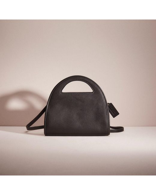 COACH Restored Zip Dome Crossbody in Brown Lyst