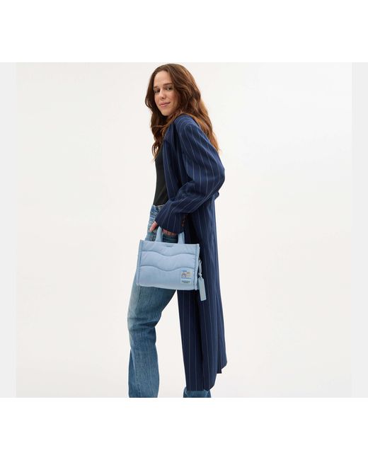 COACH Blue Topia Loop Mini-Tote Aus Recyceltem Polyester