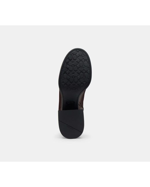 COACH Black Block Heel Boot
