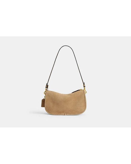 Sac Waverly À Double Fermeture Turnlock COACH en coloris Black