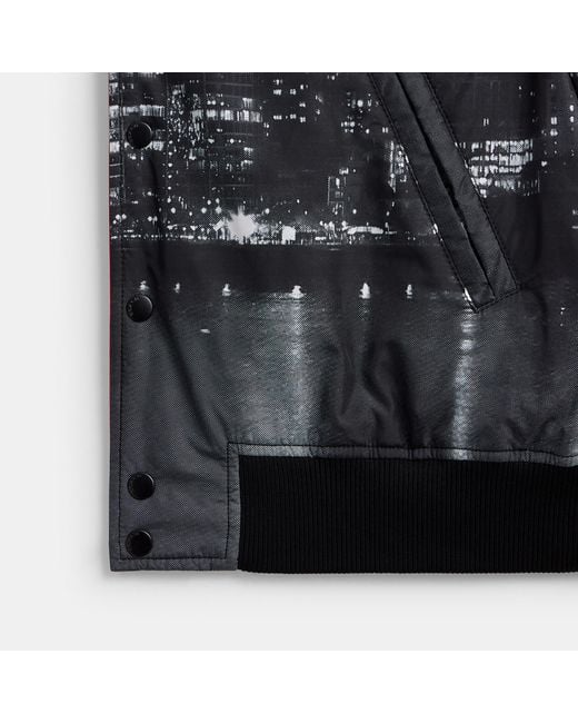 COACH Red Reversible Souvenir Jacket for men