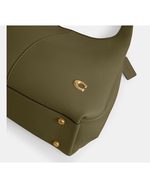 COACH Green Lana Shoulder Bag
