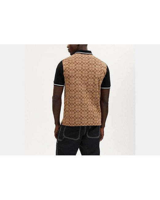 COACH Multicolor Signature Polo for men