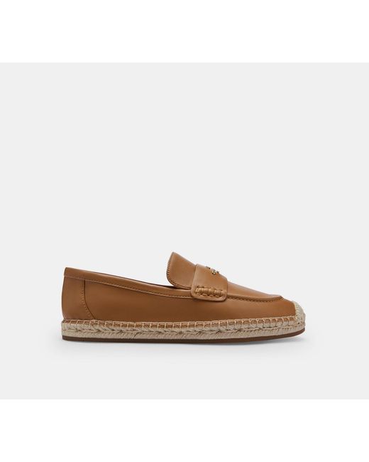 COACH Black Loafer Espadrille
