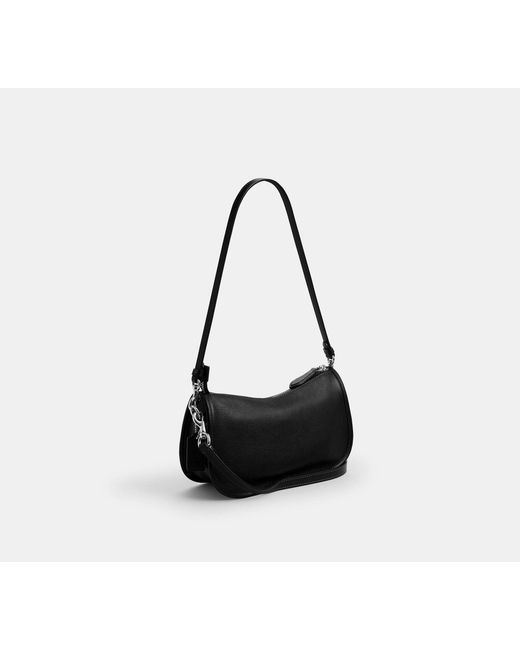 COACH Black Waverly Bag With Teddy Graphic