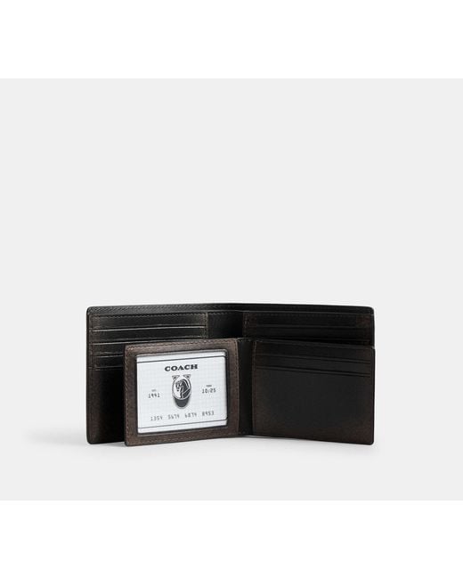COACH Black 3-In-1 Wallet for men