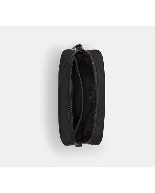 COACH Black Topia Loop Pouch In Recycled Polyester