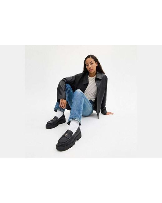 Mocassin Lucy En Pour Femmes, Taille COACH en coloris Black