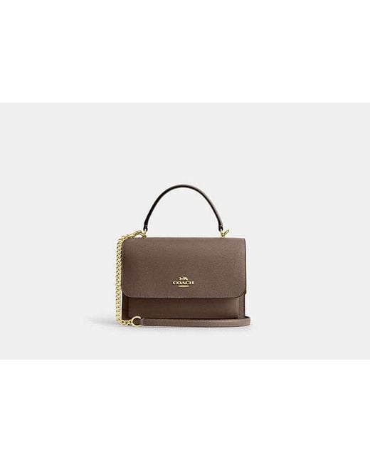 COACH Black Klare Top Handle Bag